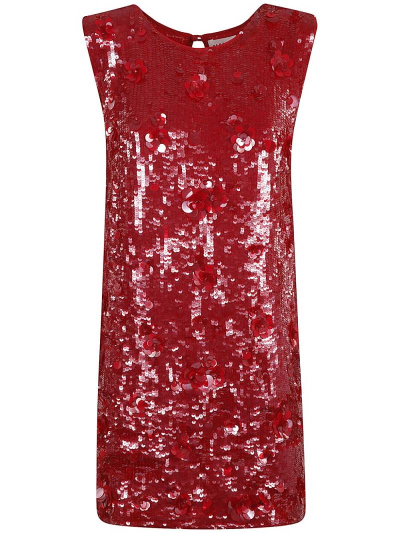 P.A.R.O.S.H. sequined mini dress - Red von P.A.R.O.S.H.