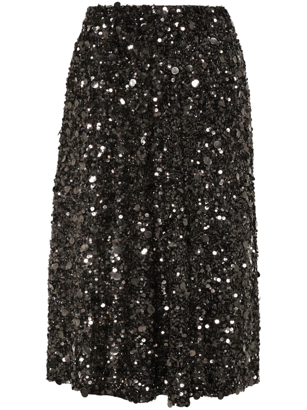 P.A.R.O.S.H. sequinned maxi skirt - Black von P.A.R.O.S.H.