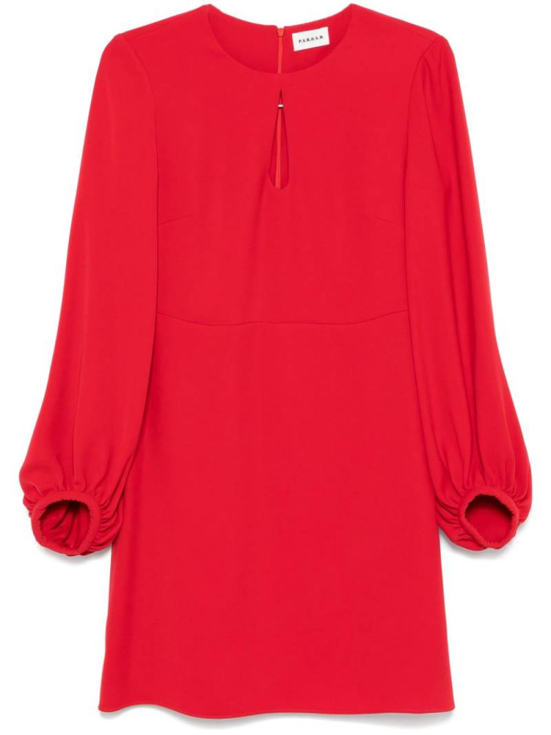 P.A.R.O.S.H. shift midi dress - Red von P.A.R.O.S.H.