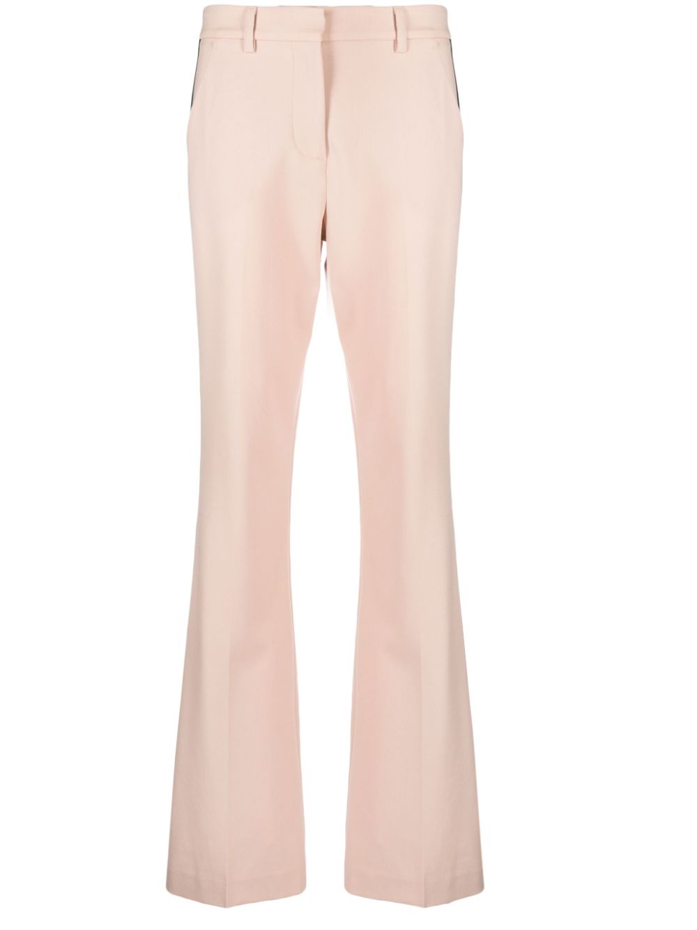 P.A.R.O.S.H. side-stripe flared trousers - Neutrals von P.A.R.O.S.H.