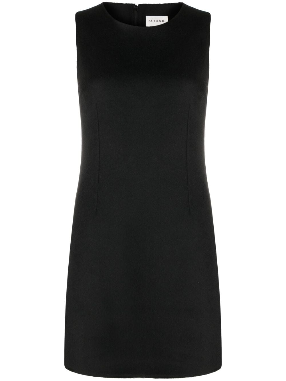 P.A.R.O.S.H. sleeveless wool minidress - Black von P.A.R.O.S.H.