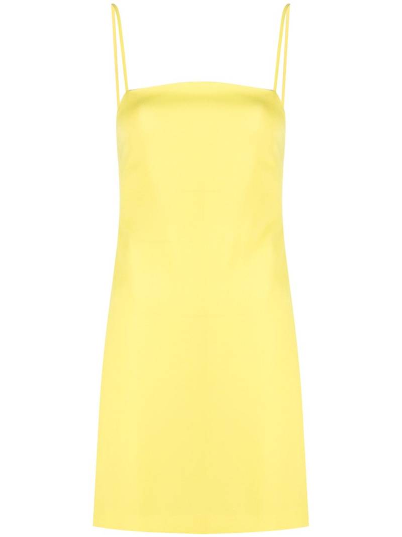 P.A.R.O.S.H. spaghetti-strap mini dress - Yellow von P.A.R.O.S.H.