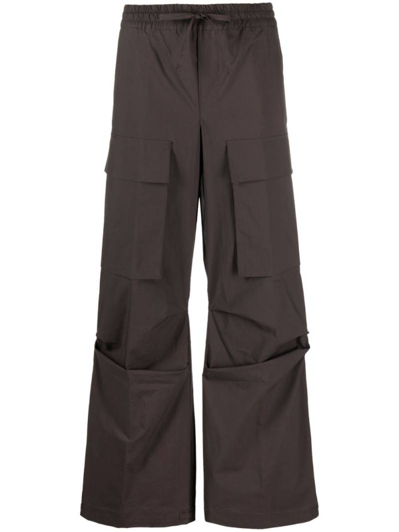 P.A.R.O.S.H. straight-leg cargo trousers - Brown von P.A.R.O.S.H.