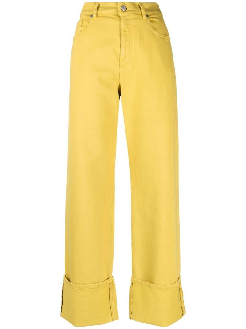 P.A.R.O.S.H. straight-leg trousers - Yellow von P.A.R.O.S.H.