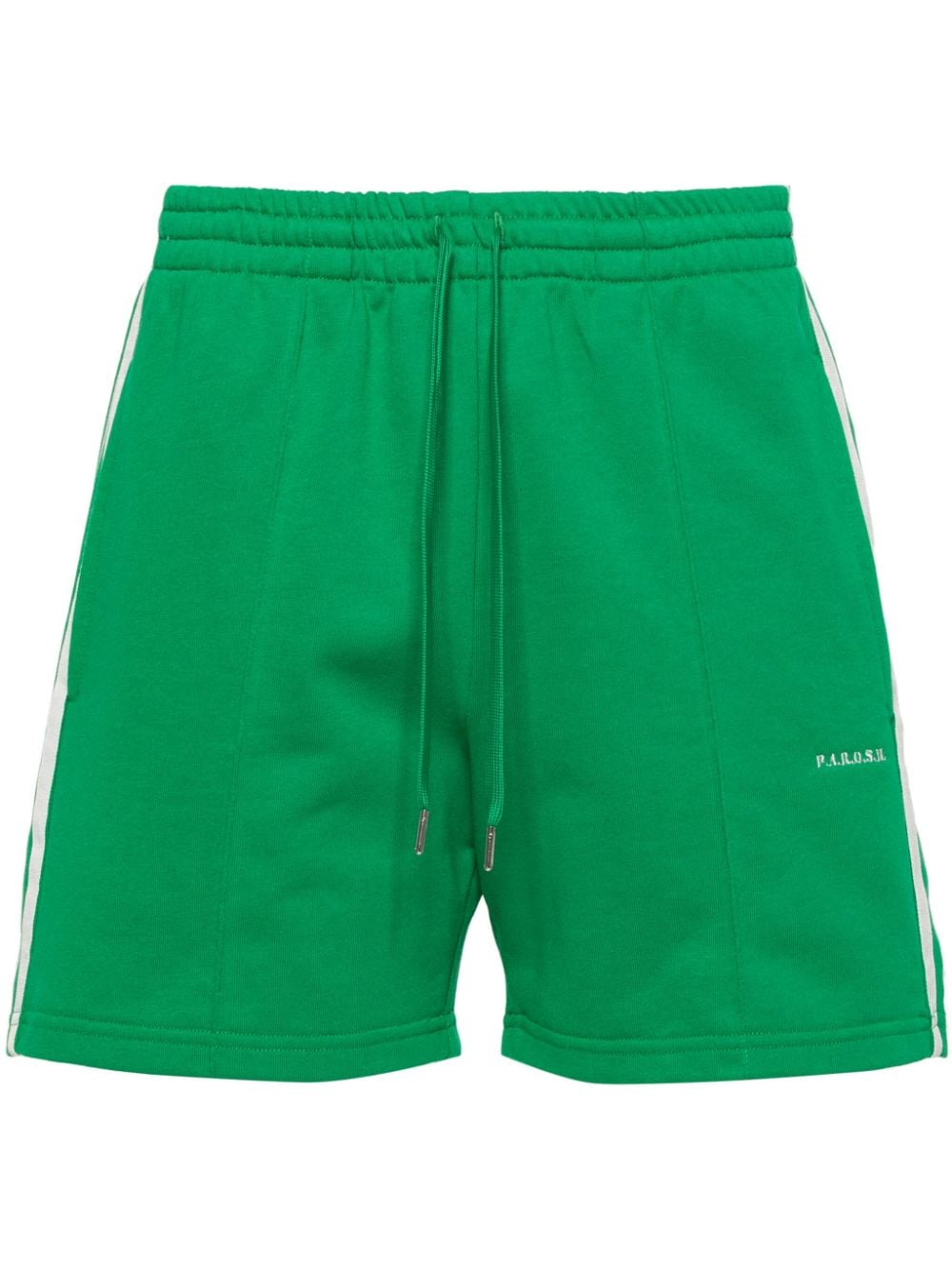 P.A.R.O.S.H. striped jersey shorts - Green von P.A.R.O.S.H.