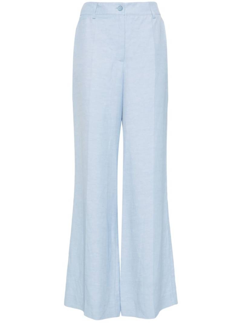 P.A.R.O.S.H. tailored wide-leg trousers - Blue von P.A.R.O.S.H.