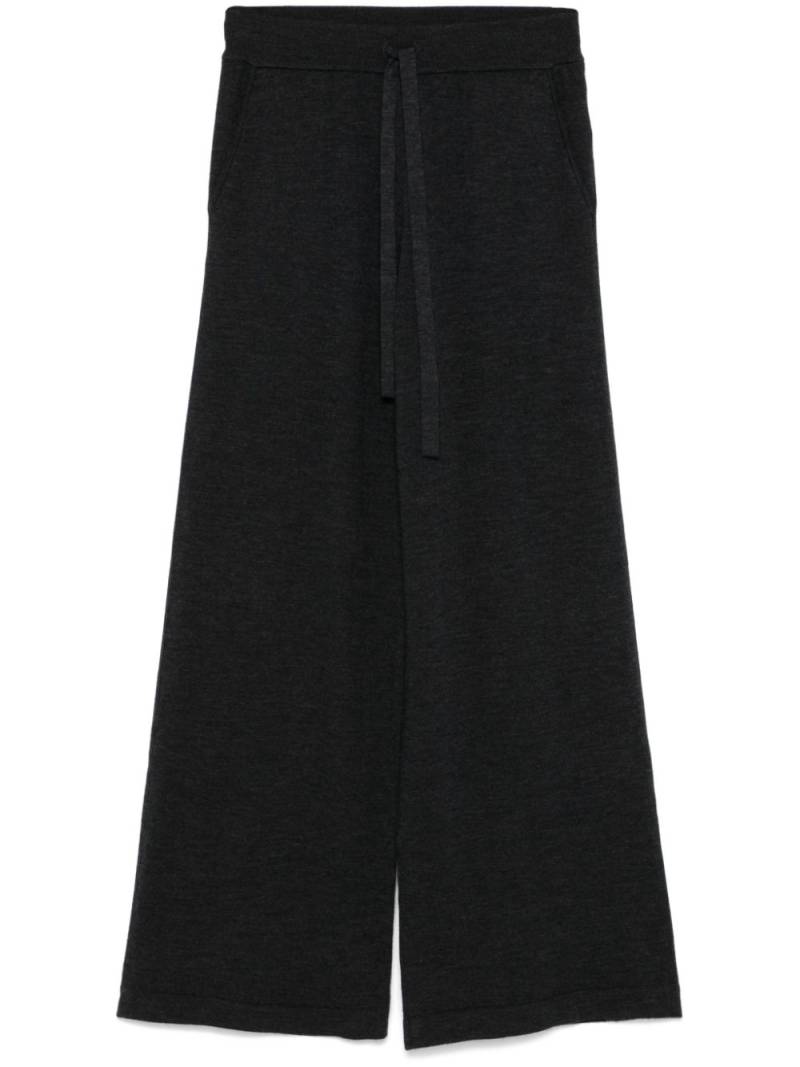 P.A.R.O.S.H. wide-leg knitted trousers - Grey von P.A.R.O.S.H.