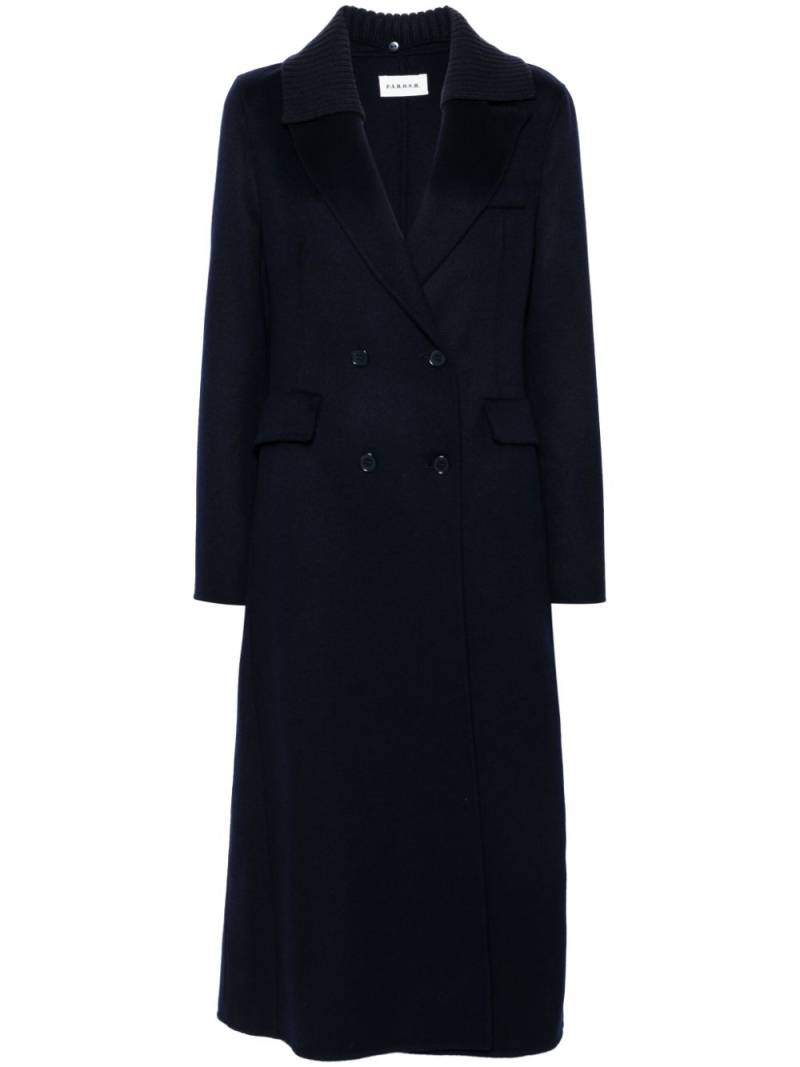 P.A.R.O.S.H. wool coat - Blue von P.A.R.O.S.H.