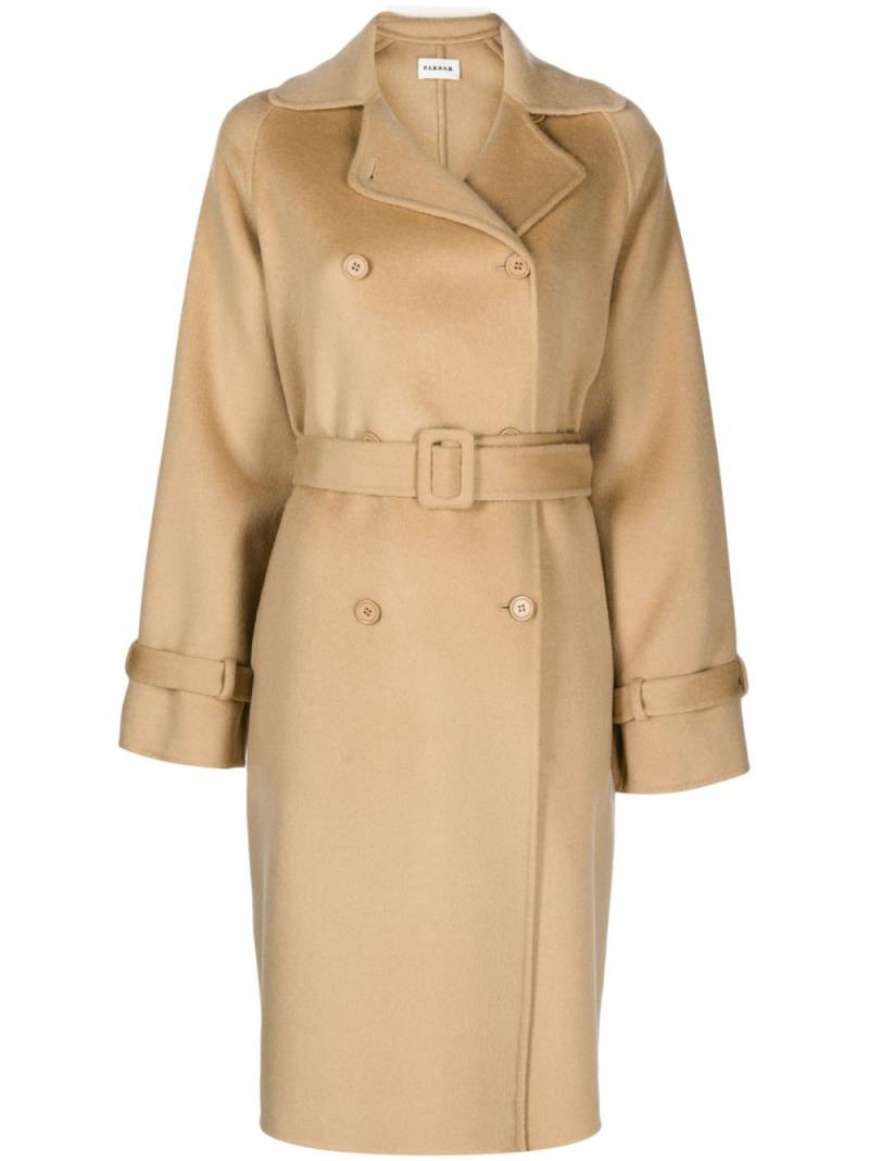 P.A.R.O.S.H. wool double-breasted coat - Neutrals von P.A.R.O.S.H.