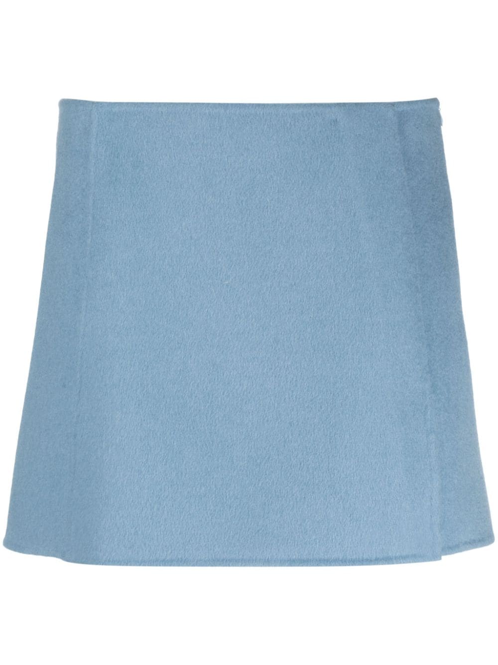 P.A.R.O.S.H. wool mini skirt - Blue von P.A.R.O.S.H.