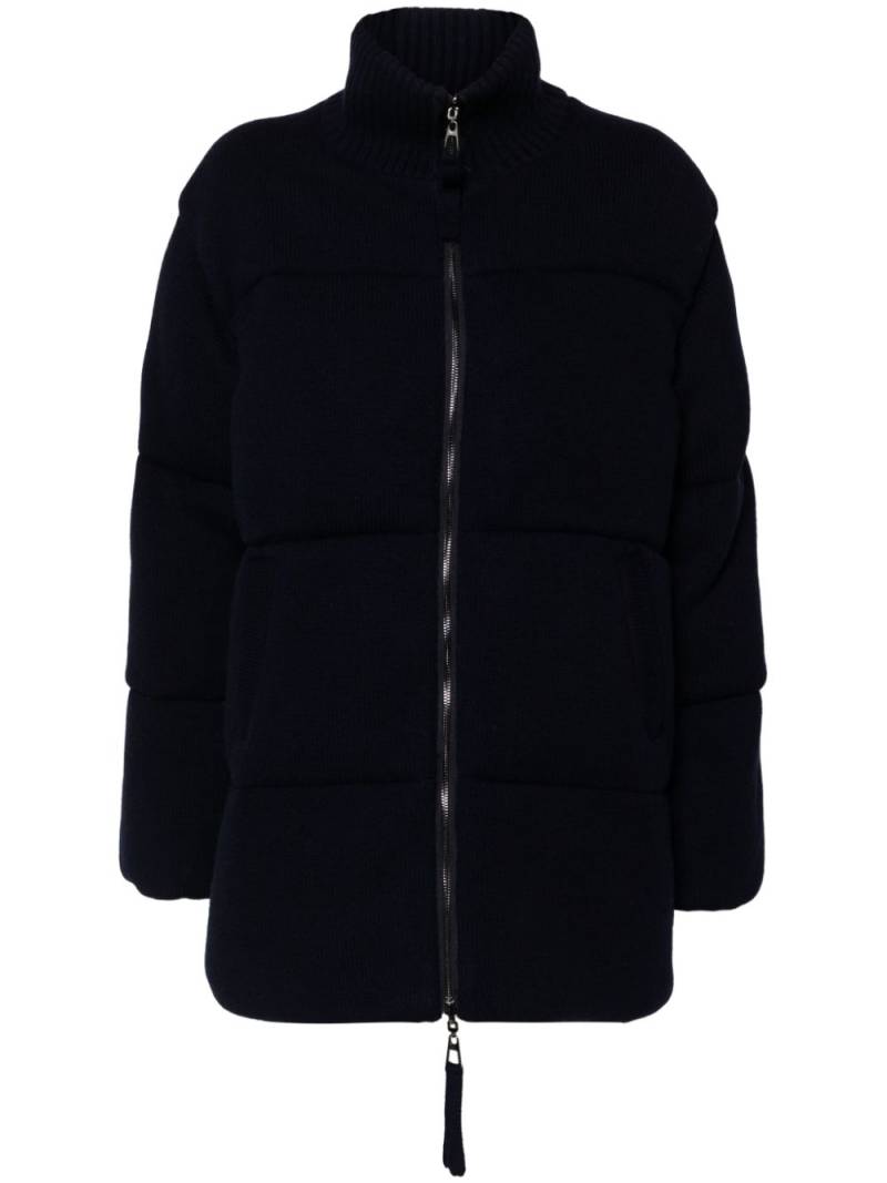 P.A.R.O.S.H. wool puffer coat - Blue von P.A.R.O.S.H.