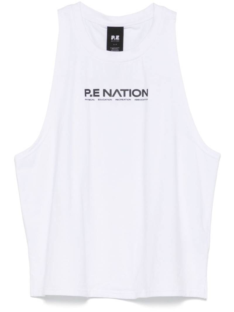 P.E Nation Aero tank top - White von P.E Nation