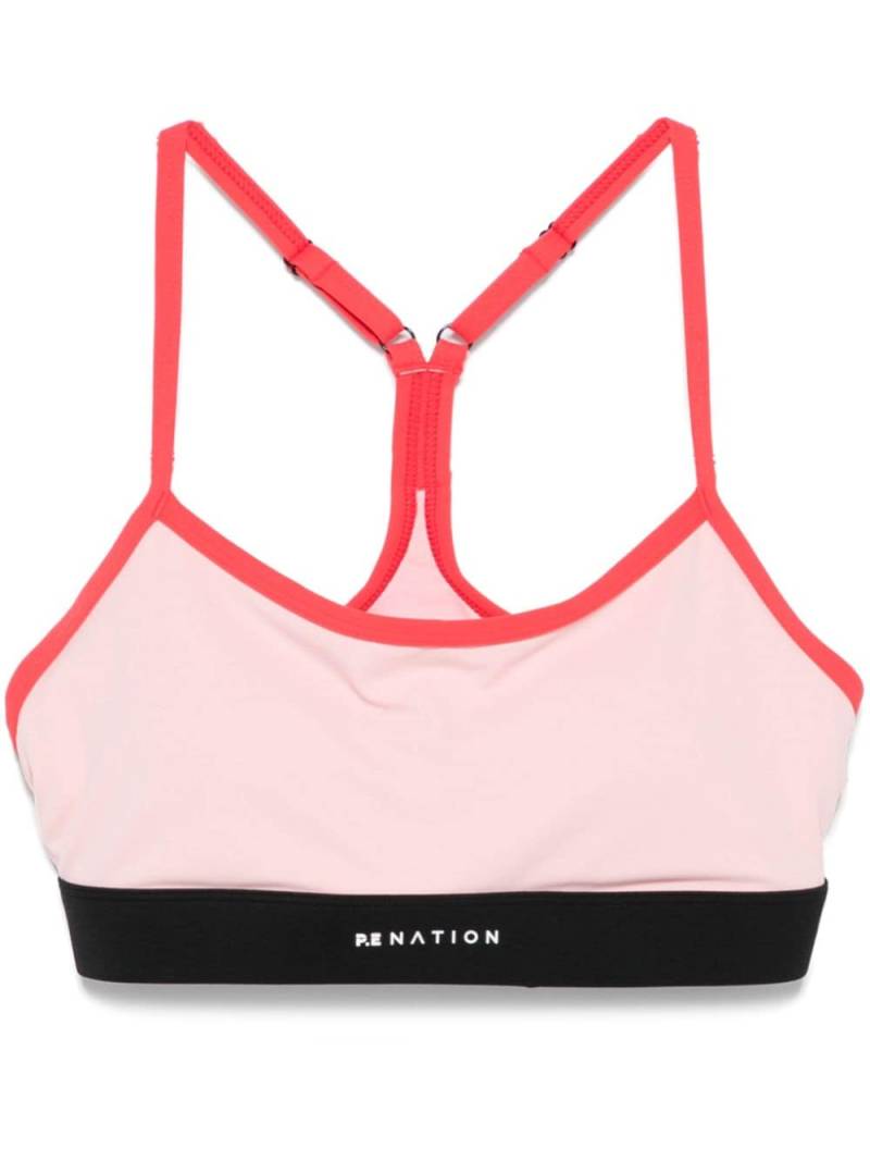 P.E Nation Signature sports bra - Pink von P.E Nation