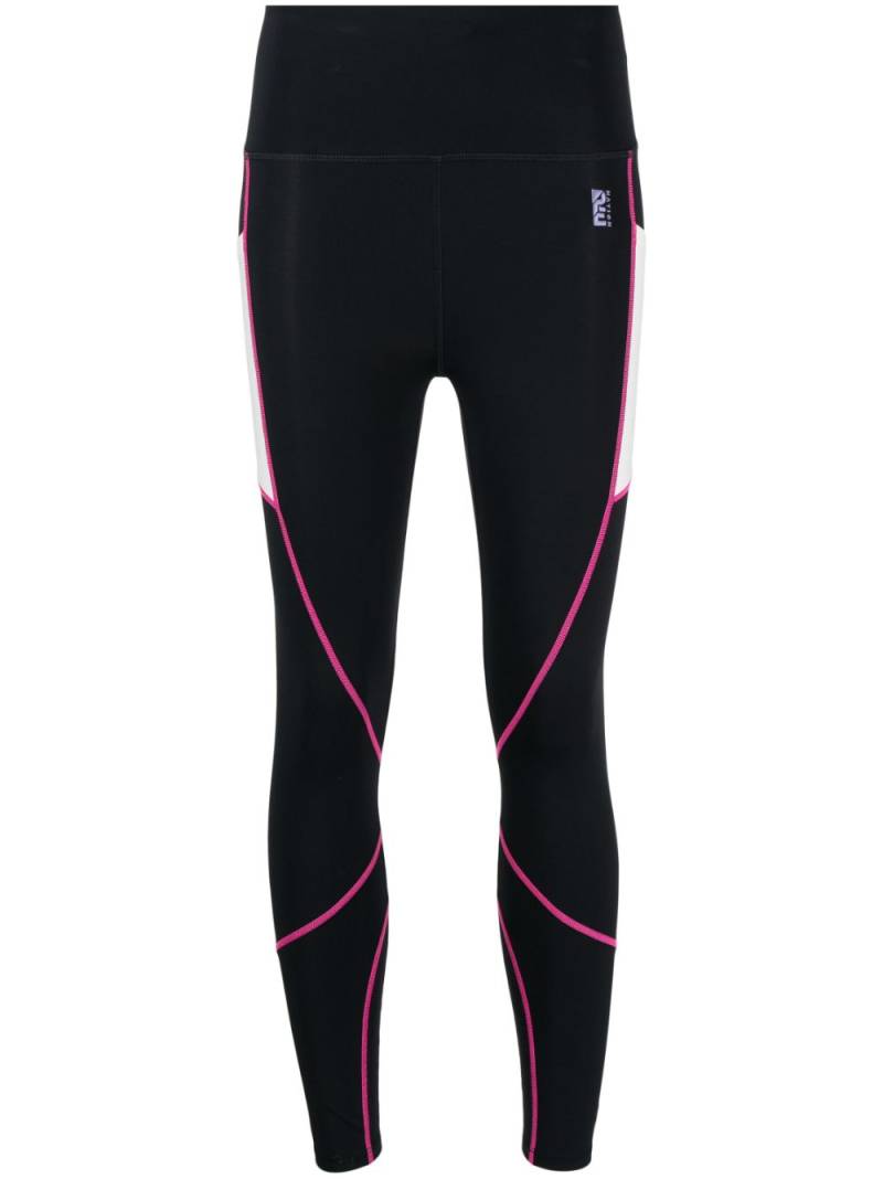 P.E Nation contrast-stitching leggings - Black von P.E Nation