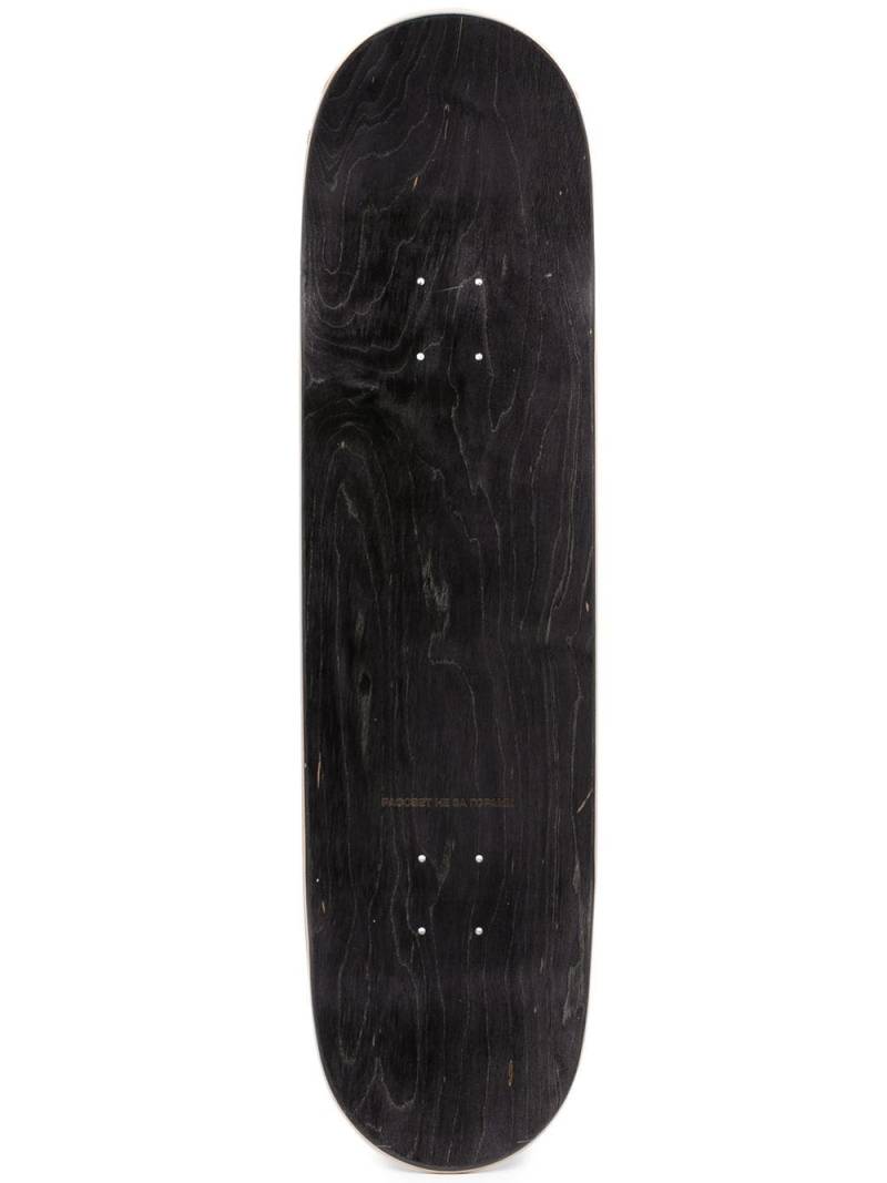 RASSVET logo-printed skateboard - Black von RASSVET