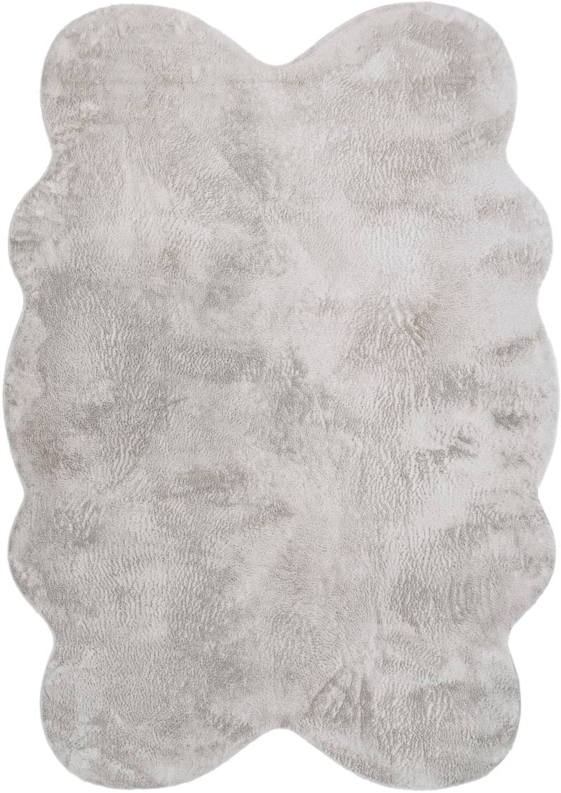 Paco Home Fellteppich »Pelt 640«, fellförmig, 16 mm Höhe, Kunstfell, Uni Farben, sehr weicher Flor von PACO HOME