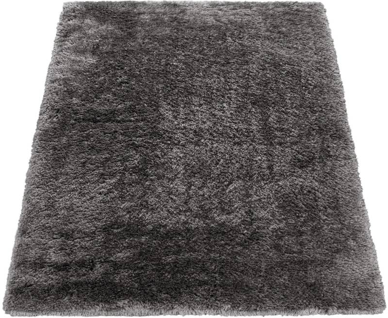 Paco Home Hochflor-Teppich »Akumal 930«, rechteckig, Shaggy, besonders weich durch Softgarn, Uni-Farben von PACO HOME