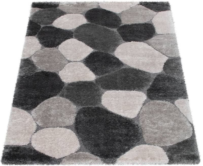 Paco Home Hochflor-Teppich »Ponto 823«, rechteckig, 44 mm Höhe, modernes Design, Wohnzimmer von PACO HOME