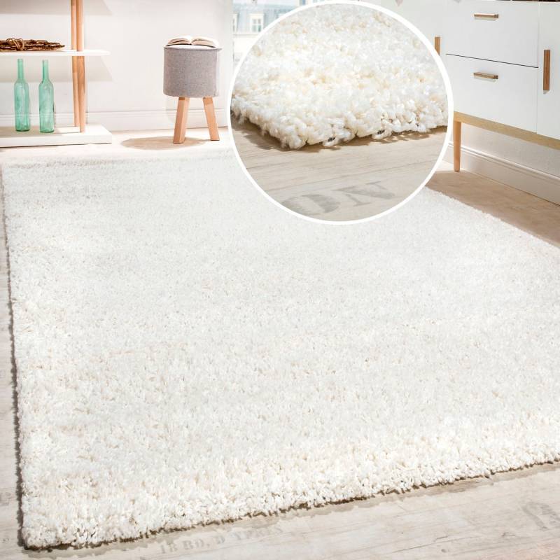 Paco Home Hochflor-Teppich »Sky 250«, rechteckig, 34 mm Höhe, gewebt, Uni-Farben, intensive Farbbrillanz, auch als Läufer erhältlich von PACO HOME