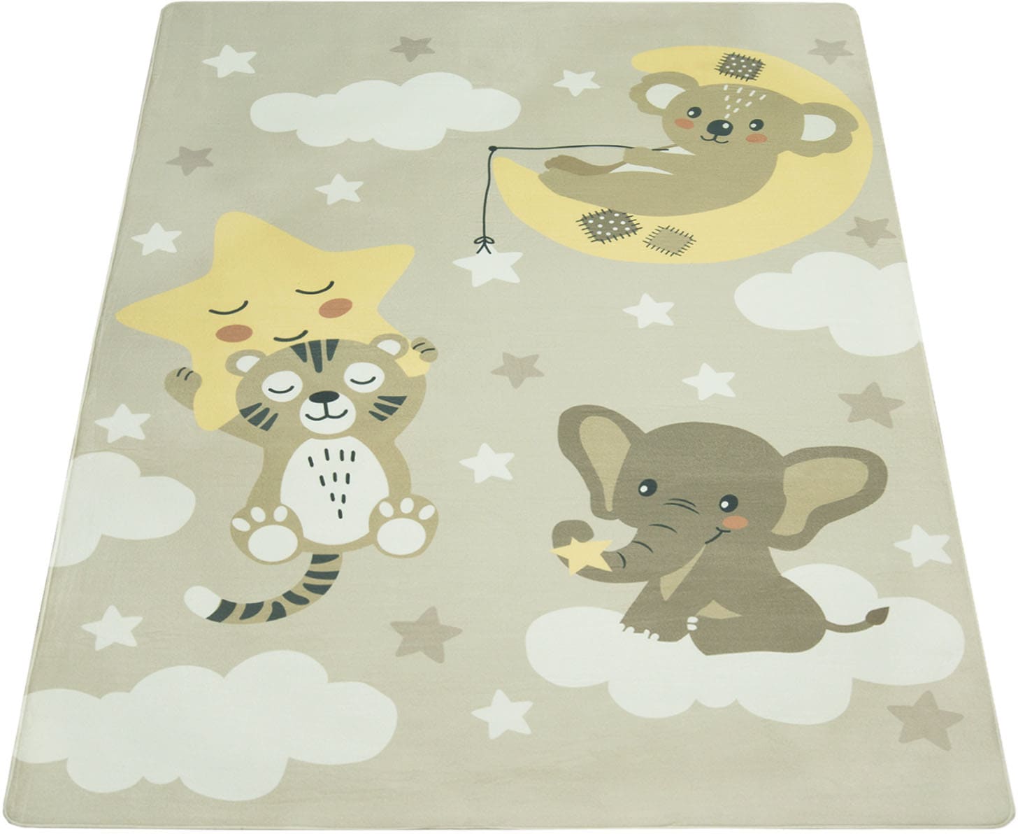 Paco Home Kinderteppich »Chicos 551«, rechteckig, Flachgewebe, niedliches Kinder Design, Motiv Tiere, Kinderzimmer von PACO HOME