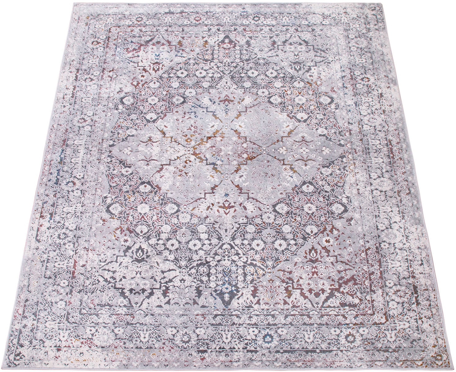 Paco Home Teppich »Calabria 583«, rechteckig, Kurzflor, Orient-Optik, Vintage Design von PACO HOME