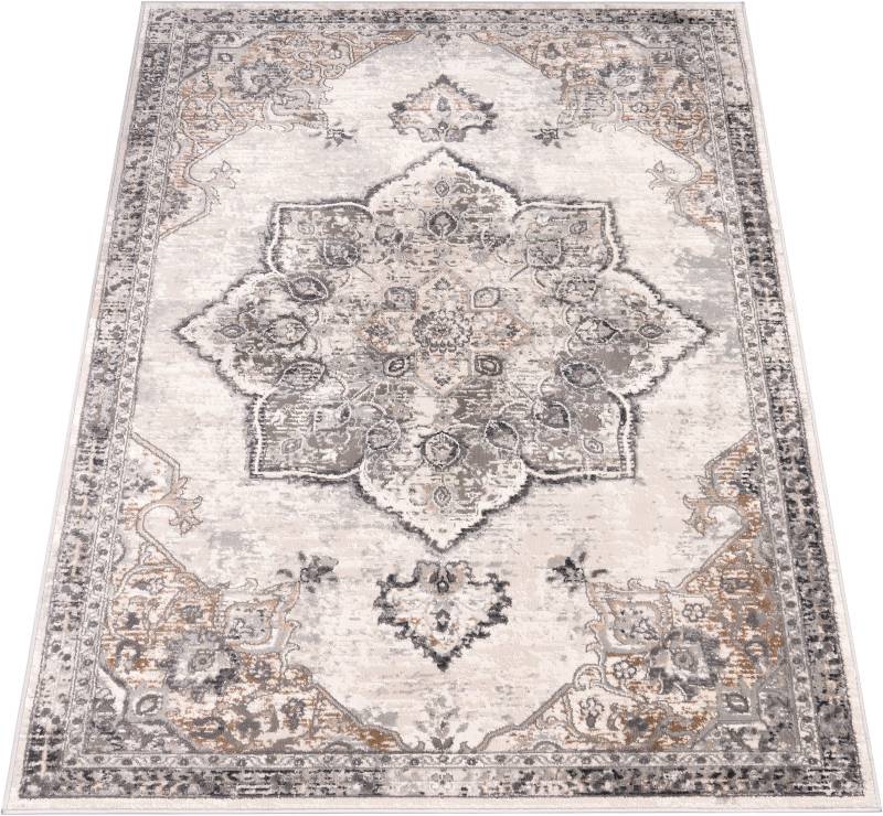 Paco Home Teppich »Foggia 773«, rechteckig, 12 mm Höhe, Kurzflor, Mandala Muster, Orient Optik von PACO HOME