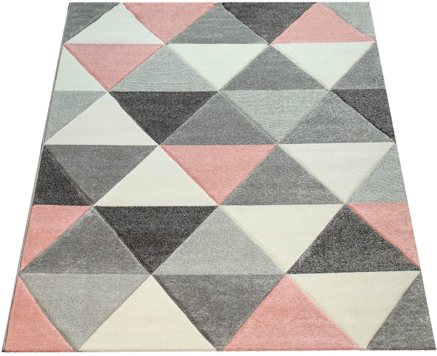 Paco Home Teppich »Lara 276«, rechteckig, Kurzflor, modernes geometrisches Design, Pastell-Farben von PACO HOME