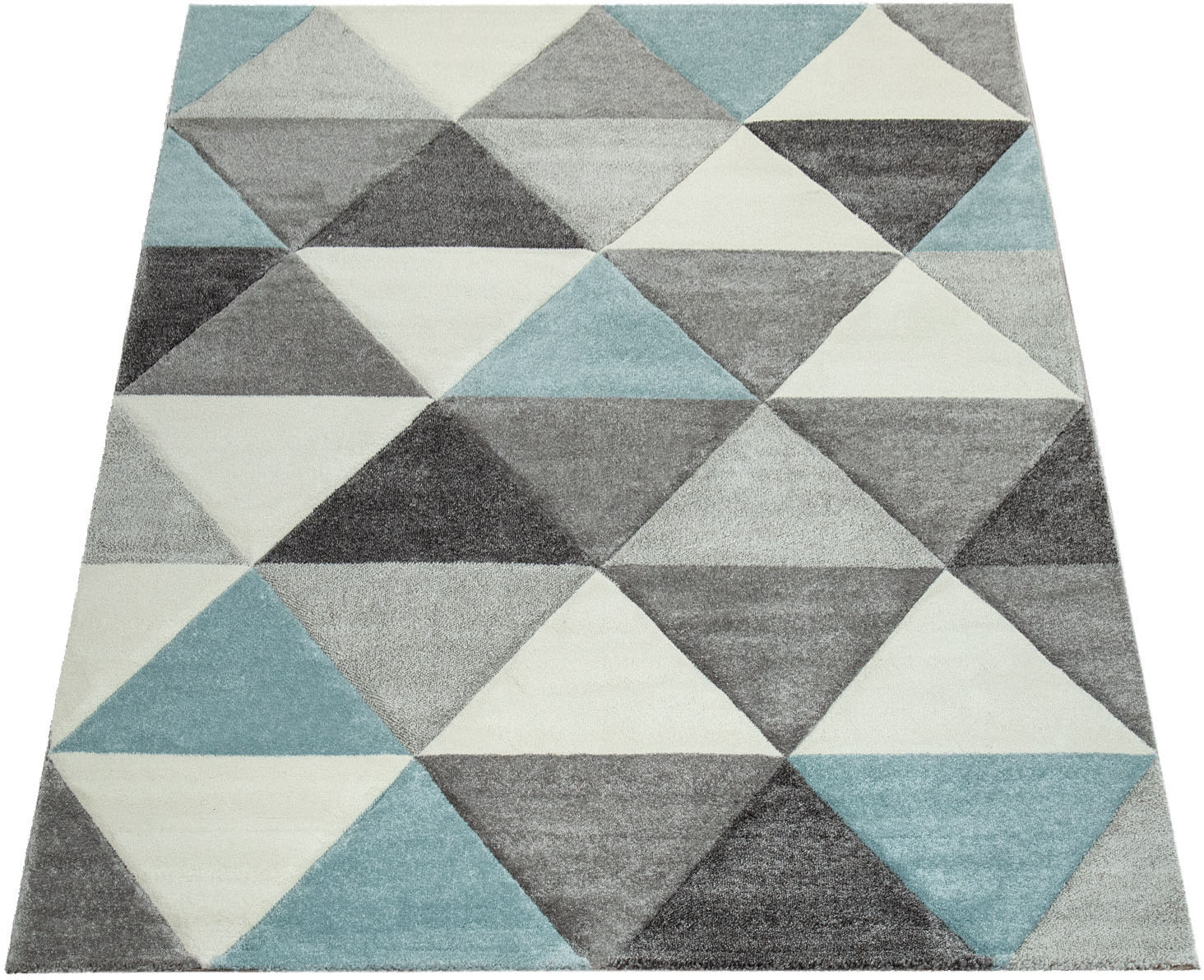 Paco Home Teppich »Lara 276«, rechteckig, Kurzflor, modernes geometrisches Design, Pastell-Farben von PACO HOME