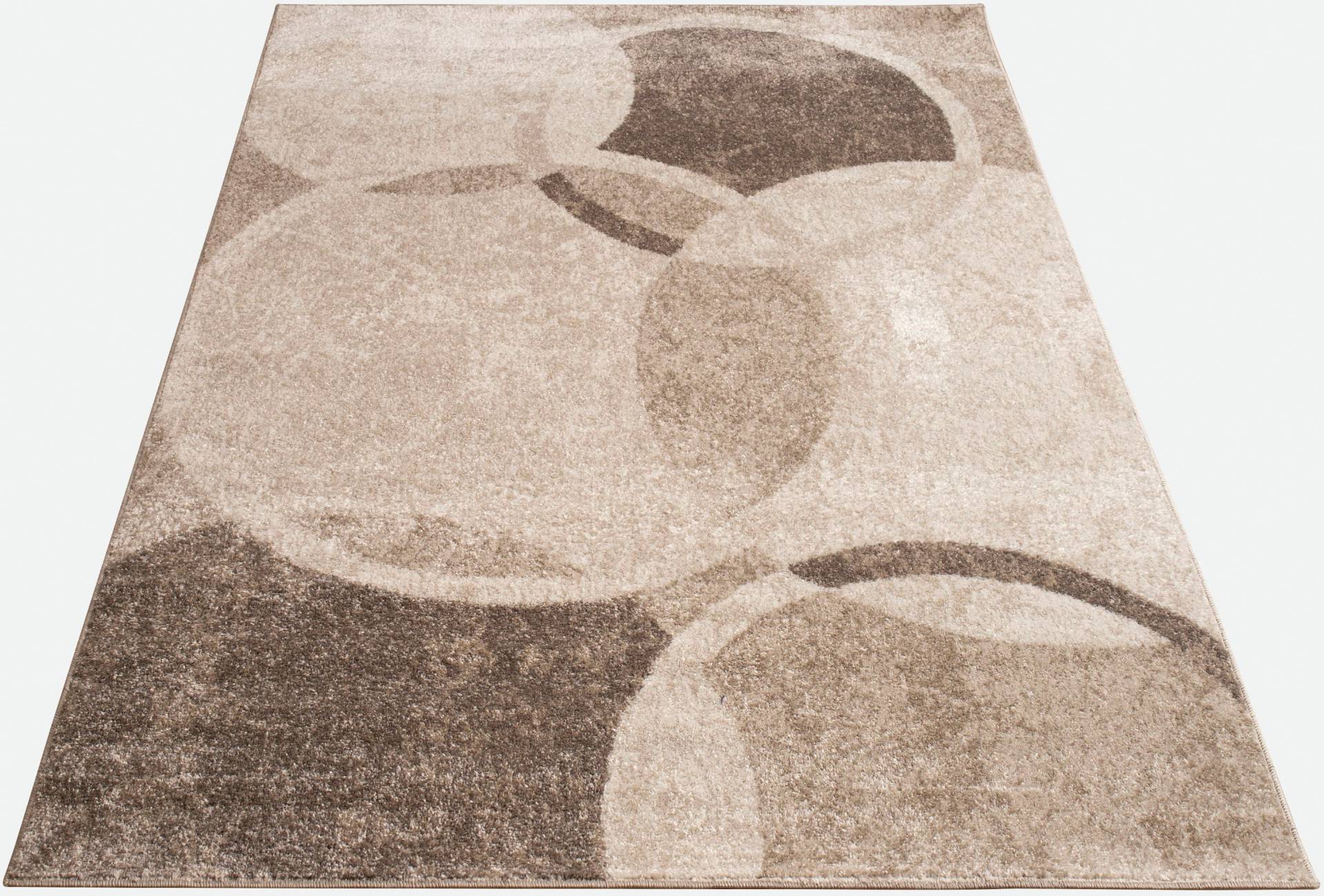 Paco Home Teppich »Sinai 055«, rechteckig, 13 mm Höhe, Kurzflor, modernes Design, Motiv Kreise Paco Home Teppich »Sinai 055«, rechteckig, 13 mm Höhe, Kurzflor, modernes Design, Motiv Kreise von PACO HOME