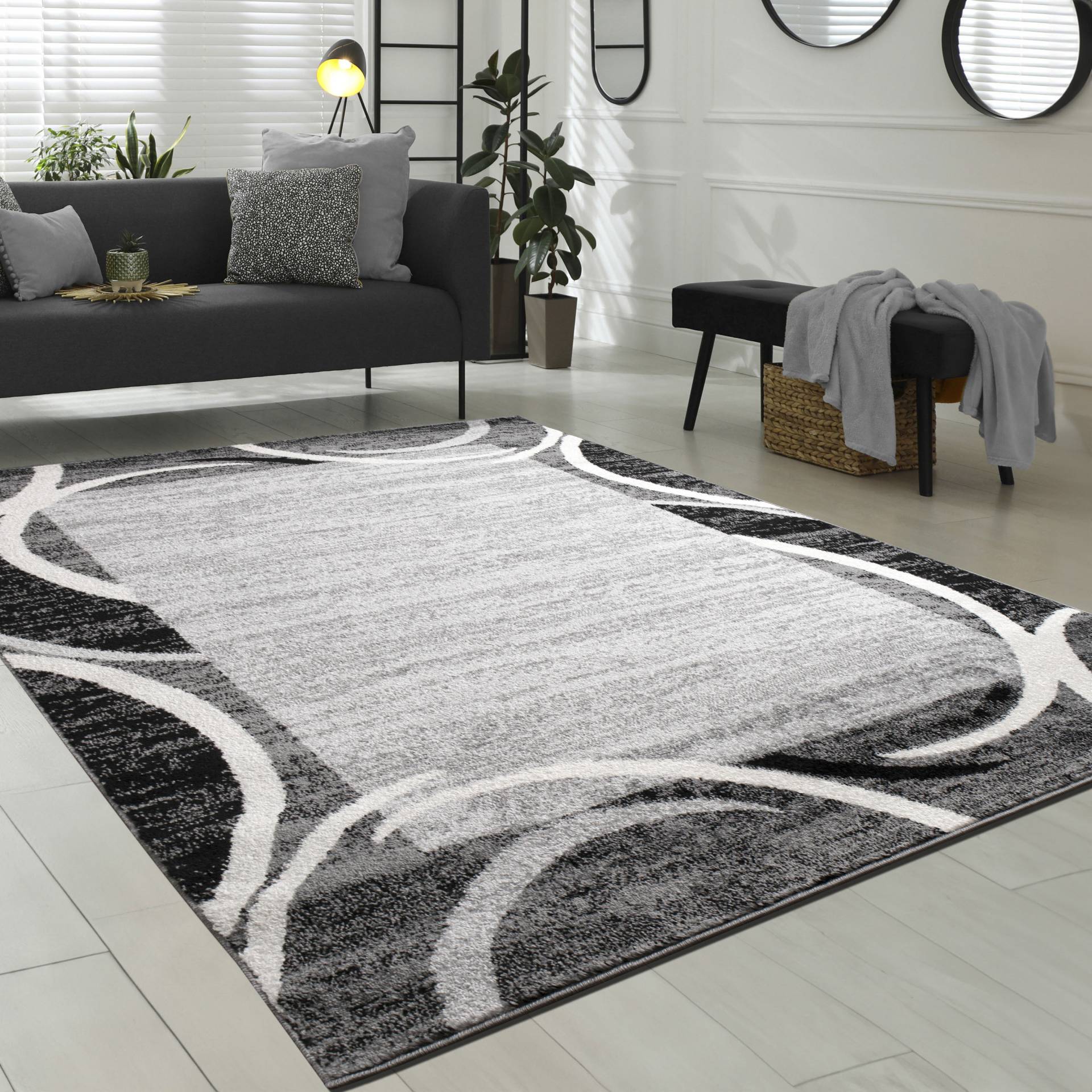 Paco Home Teppich »Sinai 059«, rechteckig, 13 mm Höhe, Kurzflor, modernes Design, mit Bordüre Paco Home Teppich »Sinai 059«, rechteckig, 13 mm Höhe, Kurzflor, modernes Design, mit Bordüre von PACO HOME