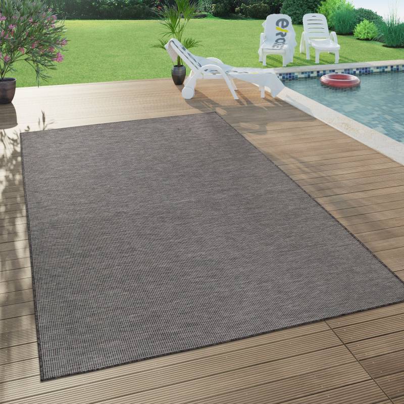 Paco Home Teppich »Sonset«, rechteckig, 4 mm Höhe, Flachgewebe, meliert, In- und Outdoor geeignet, Wohnzimmer von PACO HOME