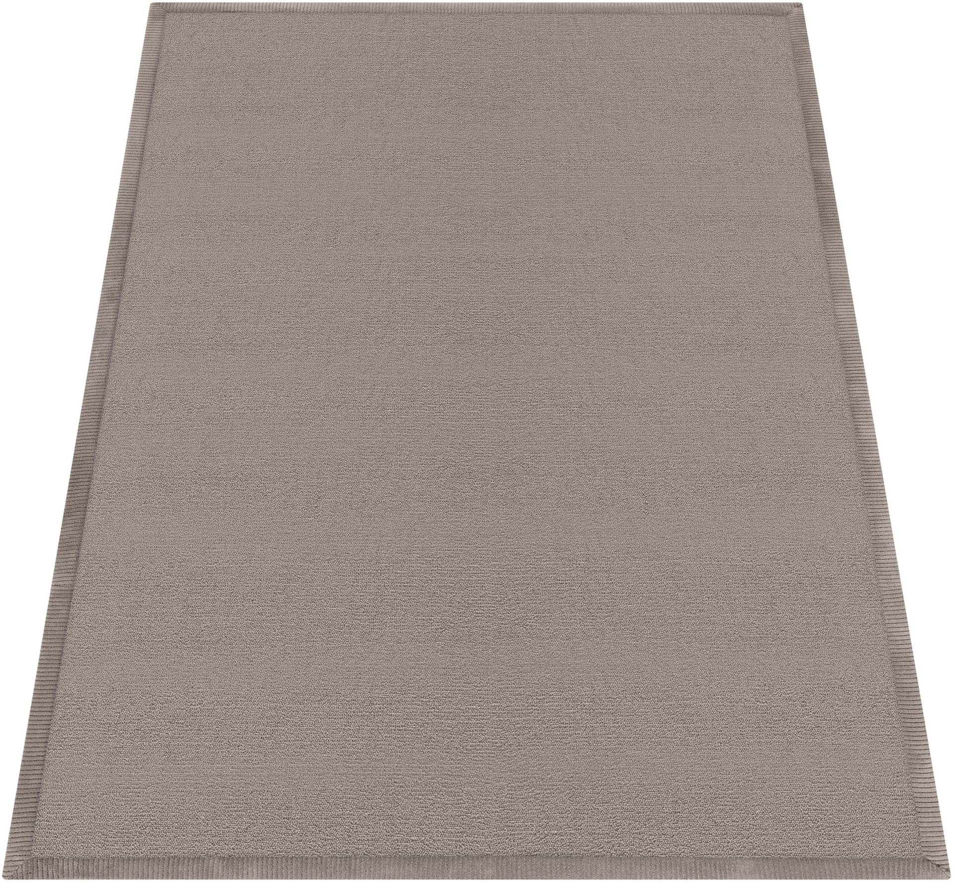 Paco Home Teppich »Tatami 475«, rechteckig, 24 mm Höhe, Kurzflor, Uni-Farben, mit Memory Foam, waschbar von PACO HOME