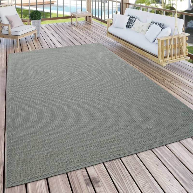 Paco Home Teppich »Timber 125«, rechteckig, 4 mm Höhe, Flachgewebe, Sisal Optik, auch als Läufer, In- und Outdoor geeignet von PACO HOME