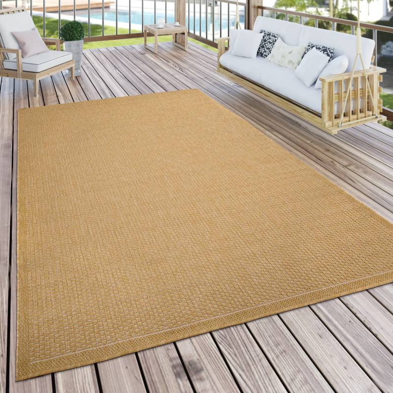 Paco Home Teppich »Timber 125«, rechteckig, 4 mm Höhe, Flachgewebe, Sisal Optik, auch als Läufer, In- und Outdoor geeignet von PACO HOME