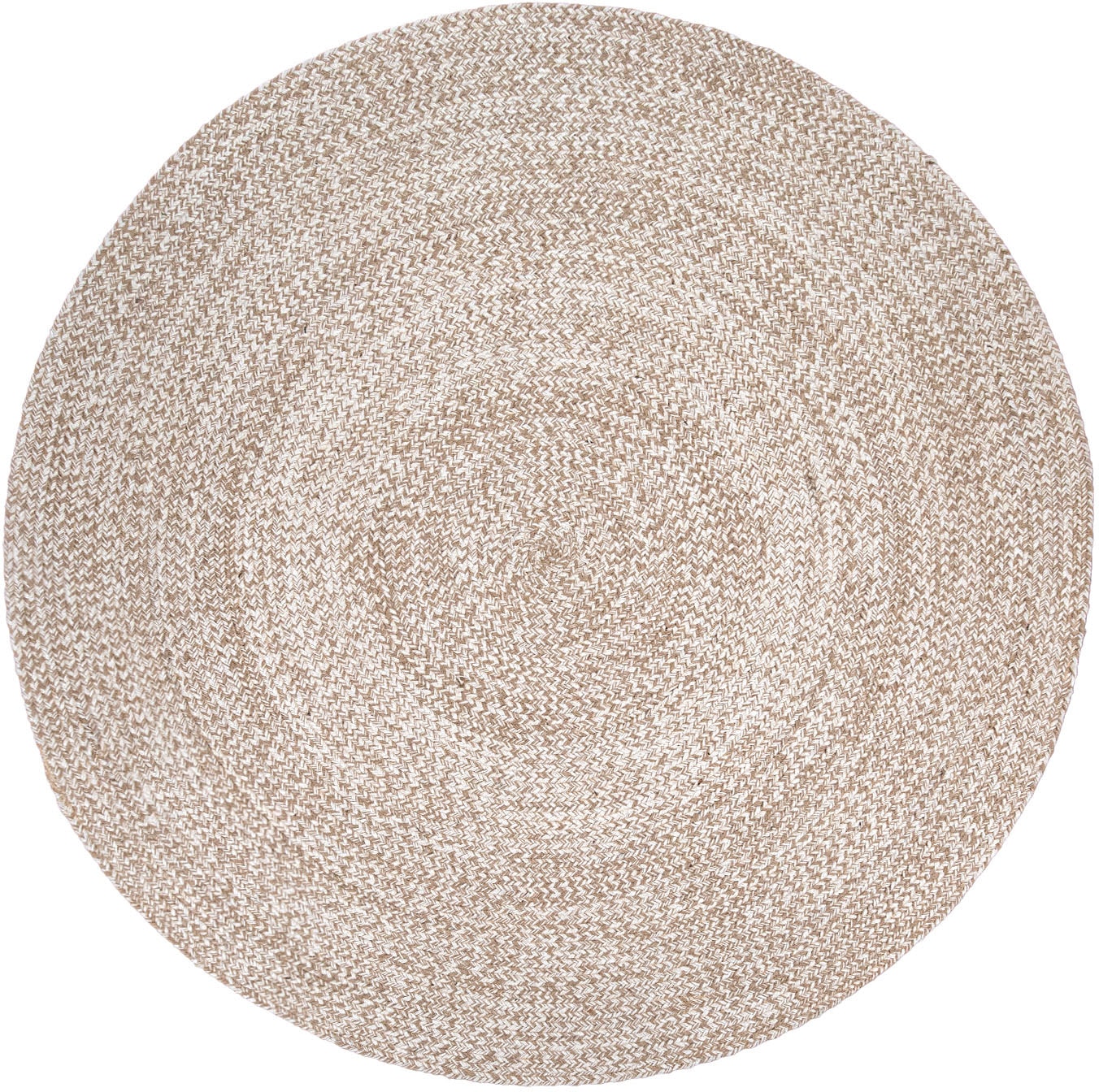 Paco Home Teppich »Viborg 595«, rund, Jute, Modern, Boho, Handgefertigter Natur-Teppich von PACO HOME