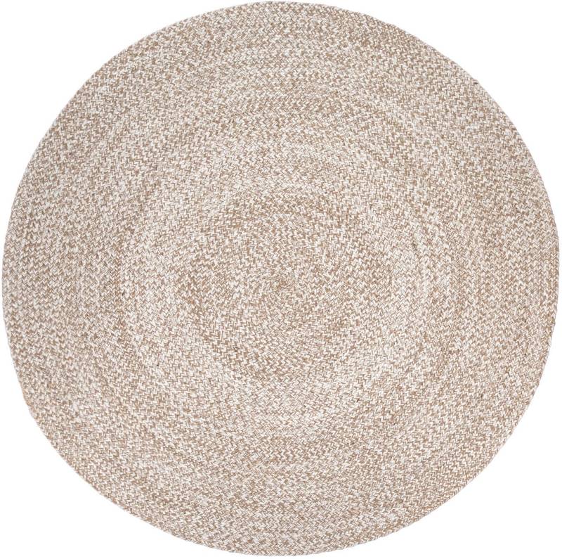 Paco Home Teppich »Viborg 595«, rund, 13 mm Höhe, Jute, Modern, Boho, Handgefertigter Natur-Teppich von PACO HOME