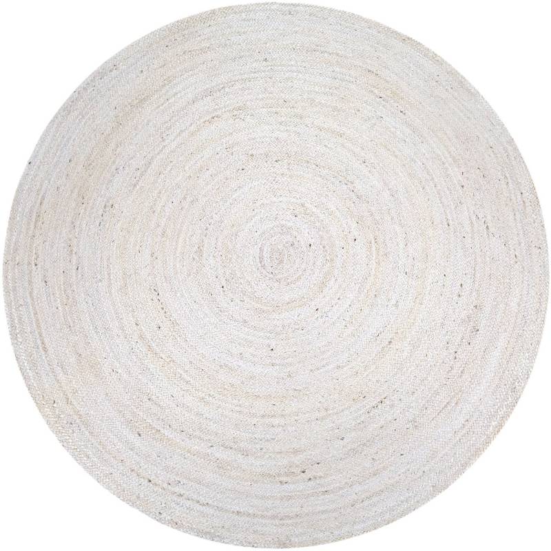 Paco Home Teppich »Viborg 595«, rund, 13 mm Höhe, Jute, Modern, Boho, Handgefertigter Natur-Teppich von PACO HOME