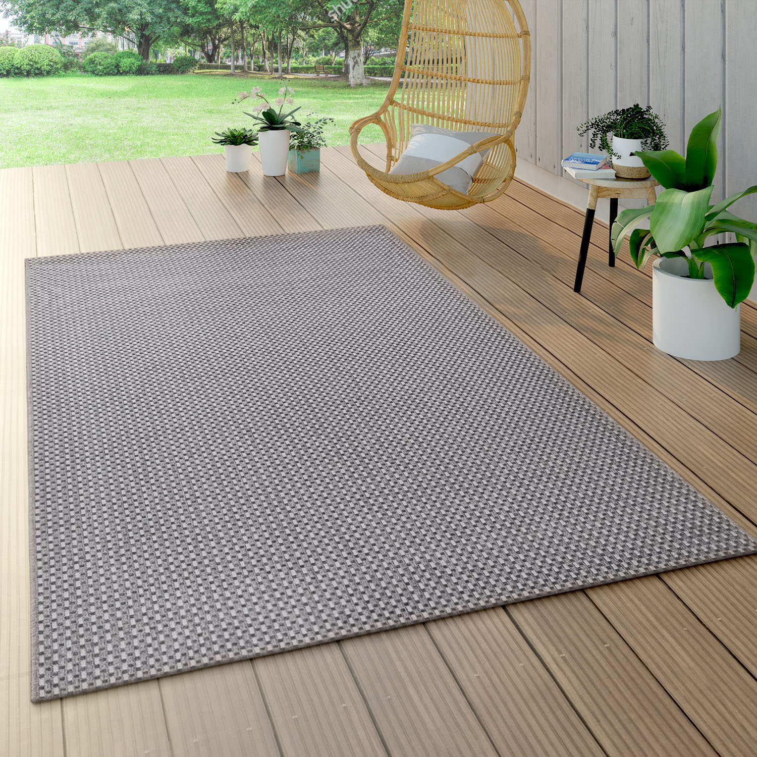 Paco Home Teppich »Waregem 622«, rechteckig, Flachgewebe, Sisal-Optik, In- und Outdoor geeignet, Wohnzimmer von PACO HOME