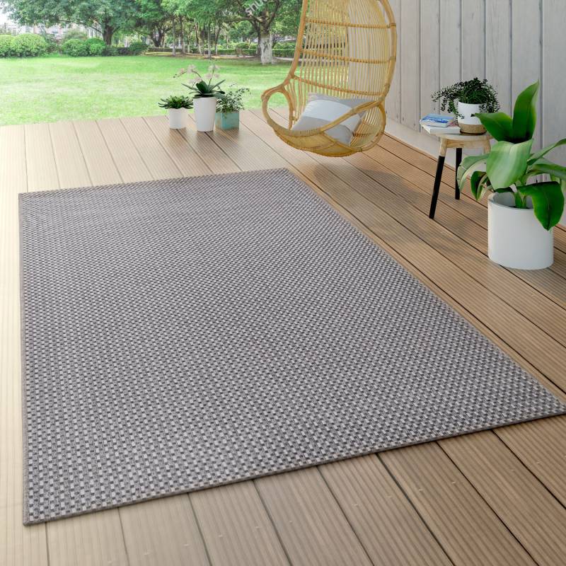 Paco Home Teppich »Waregem 622«, rechteckig, 4 mm Höhe, Flachgewebe, Sisal-Optik, In- und Outdoor geeignet, Wohnzimmer von PACO HOME