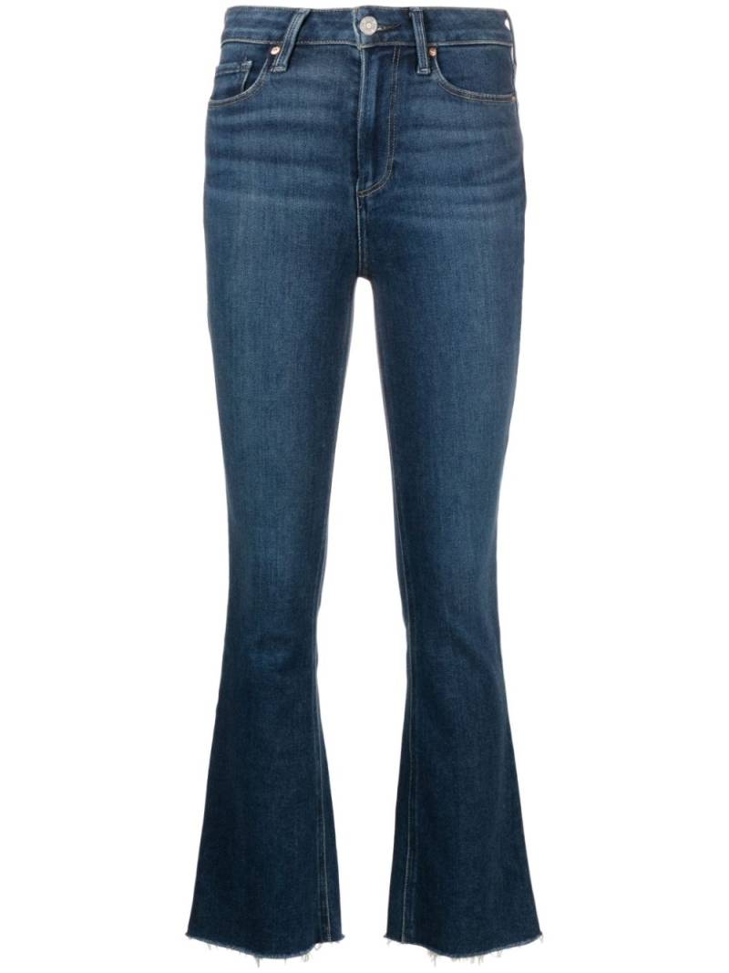 PAIGE Claudine raw cut-hem jeans - Blue von PAIGE