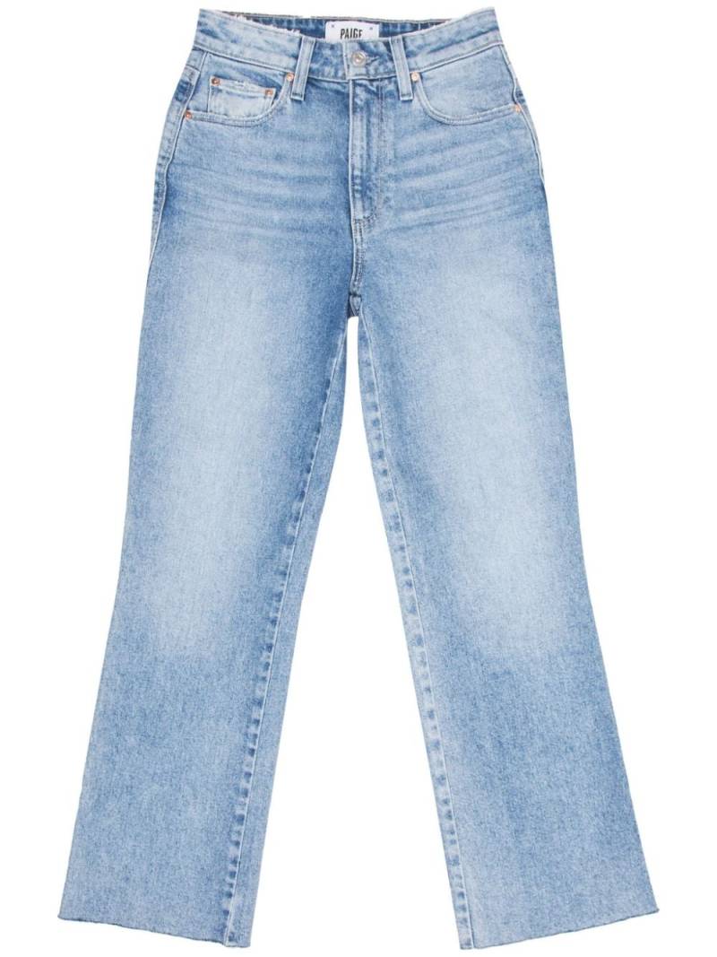 PAIGE Courtney straight-leg jeans - Blue von PAIGE