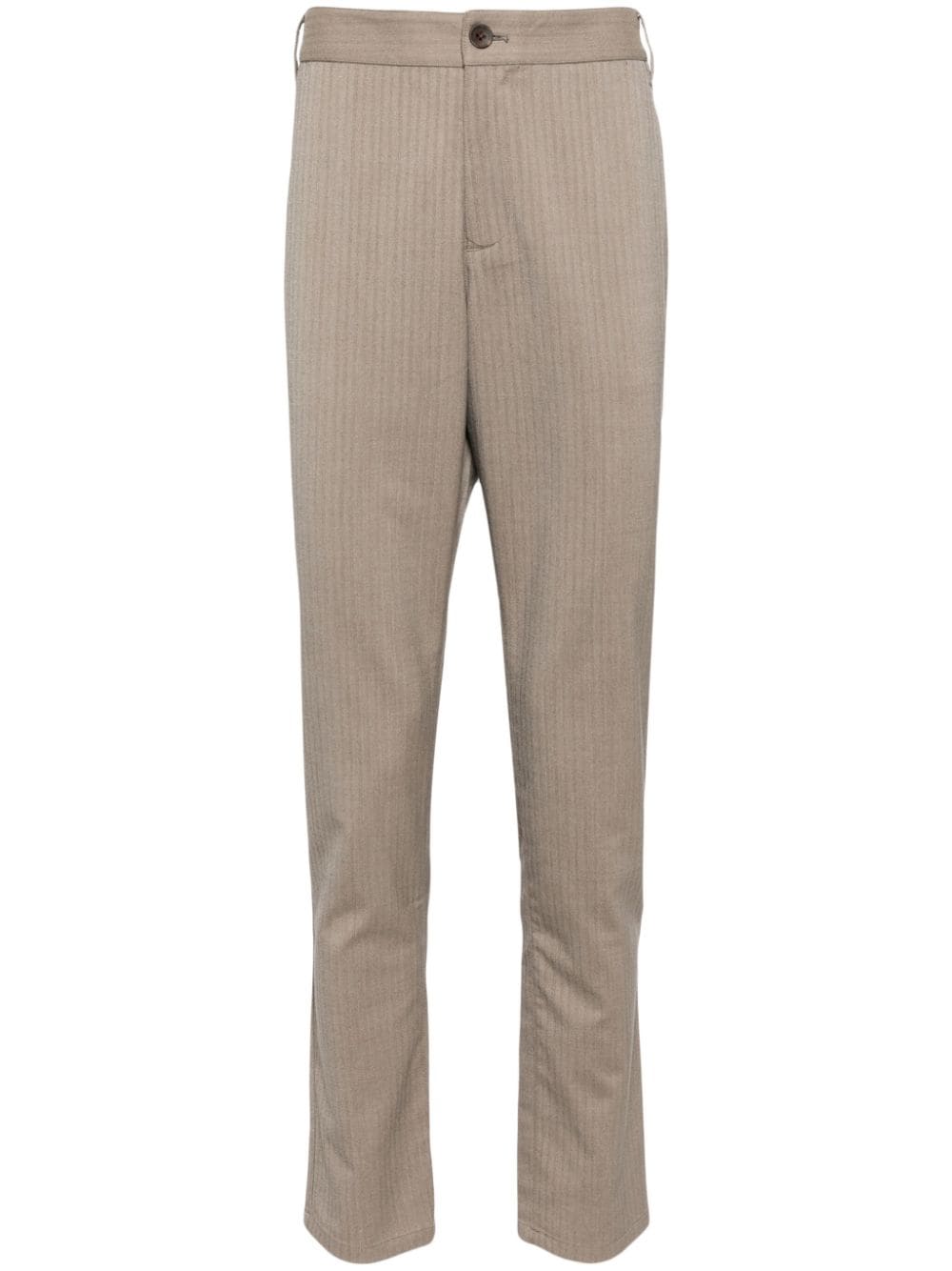 PAIGE Stafford tapered trousers - Brown von PAIGE