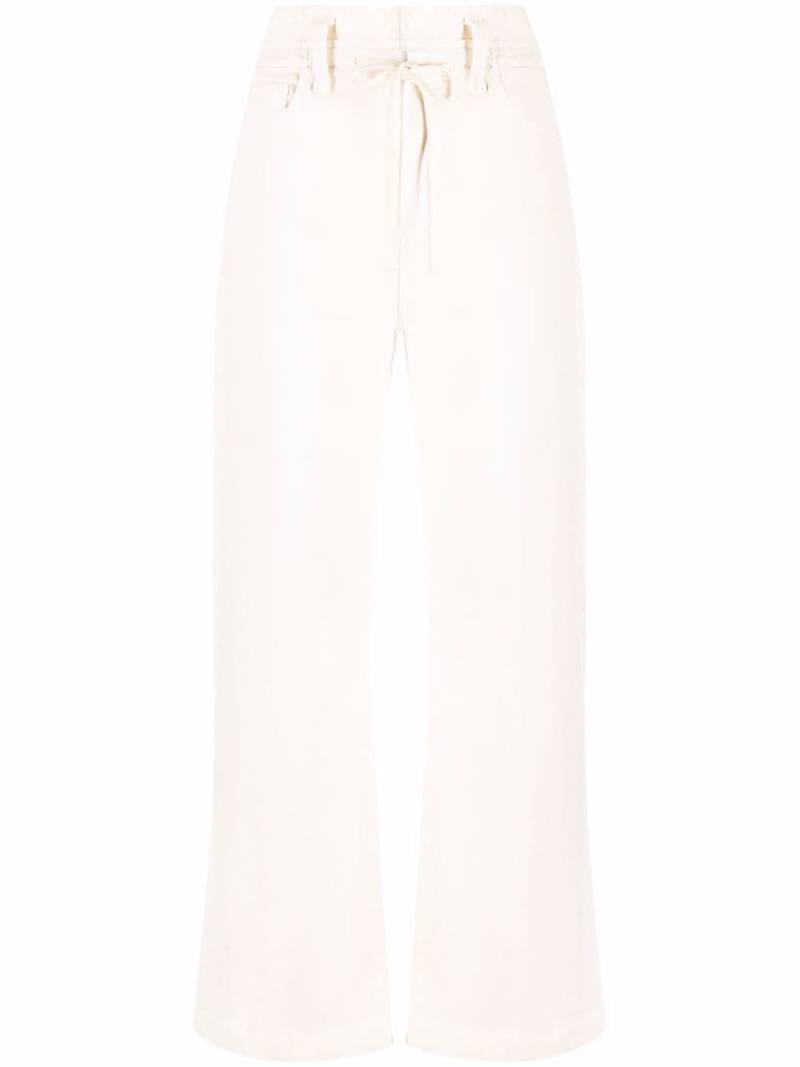 PAIGE drawstring waistband jeans - Neutrals von PAIGE