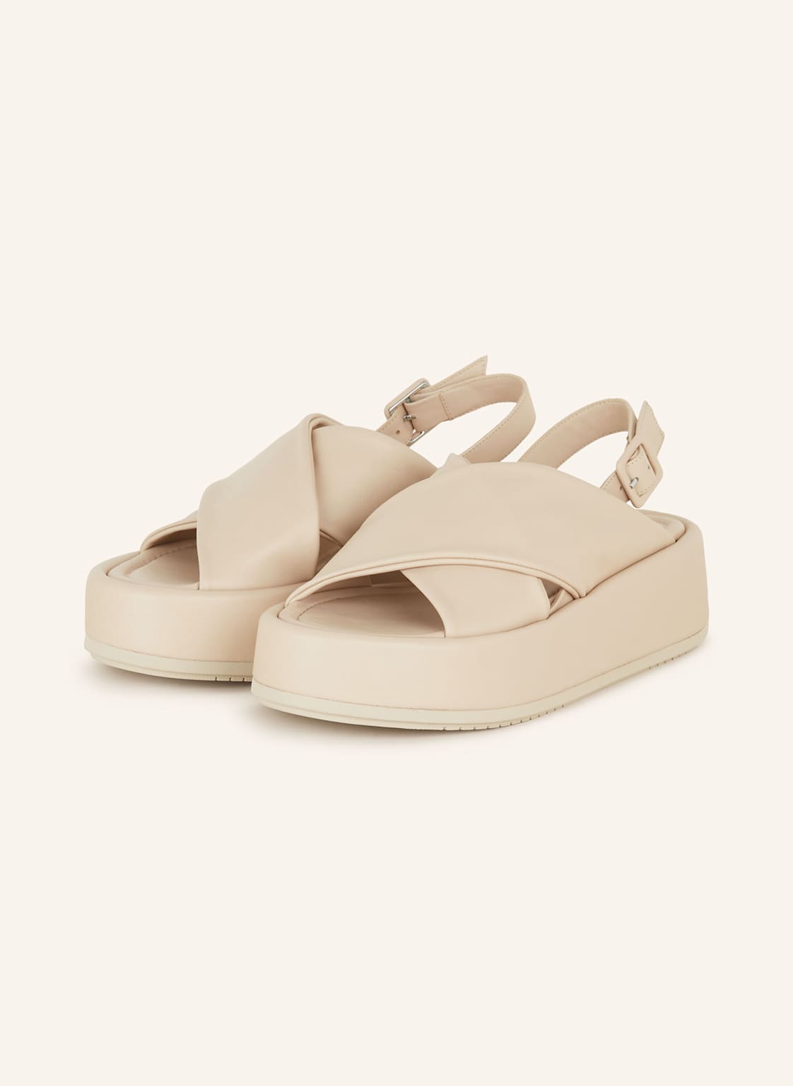 Paloma Barceló Plateau-Sandalen Basima weiss Paloma Barceló Plateau-Sandalen Basima weiss von PALOMA BARCELÓ