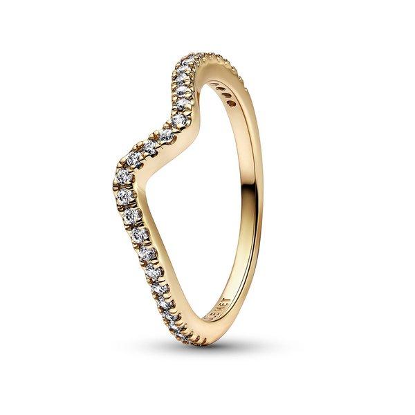 Ring Damen Goldfarben 52 von PANDORA