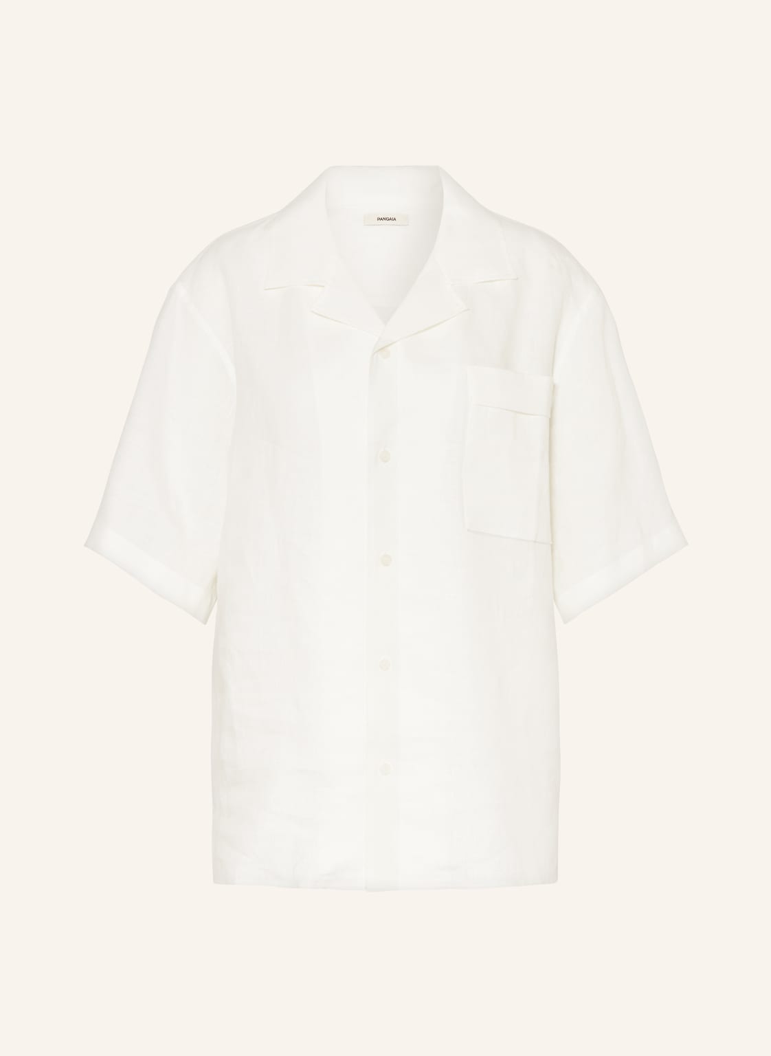 Pangaia Hemdbluse Aus Leinen weiss Pangaia Hemdbluse Aus Leinen weiss von PANGAIA