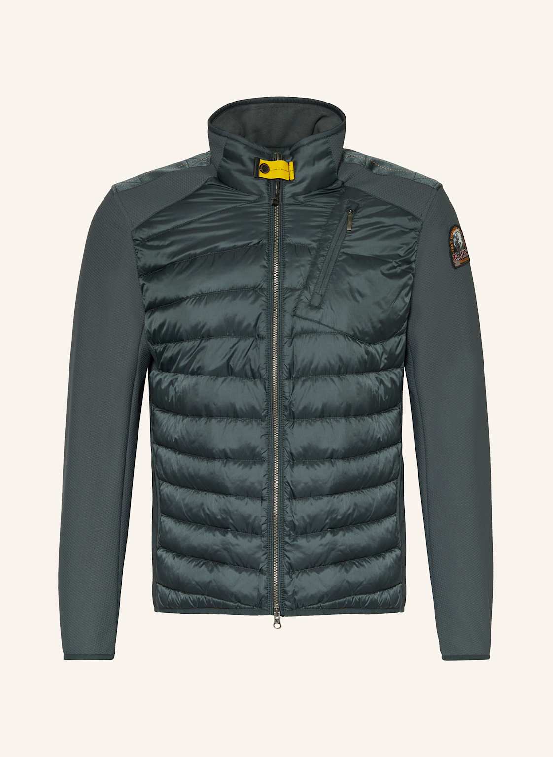 Parajumpers Daunenjacke Jayden Im Materialmix gruen von PARAJUMPERS