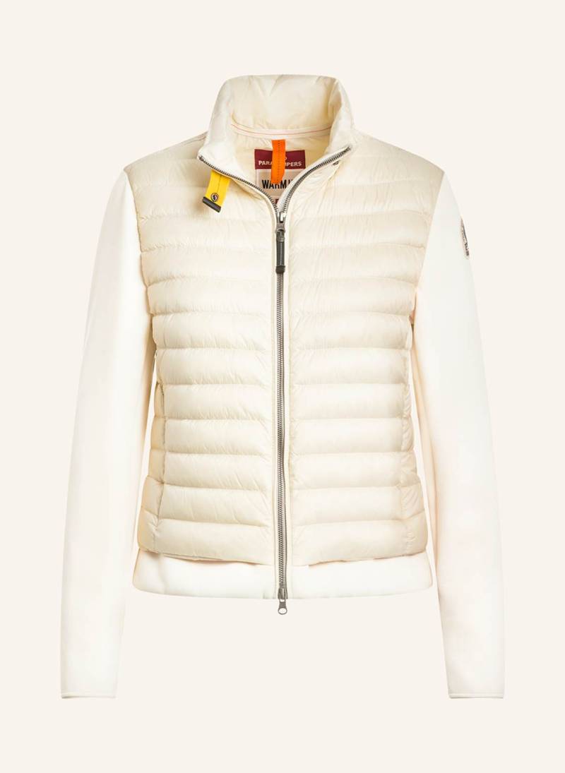 Parajumpers Daunenjacke Zena Im Materialmix weiss von PARAJUMPERS