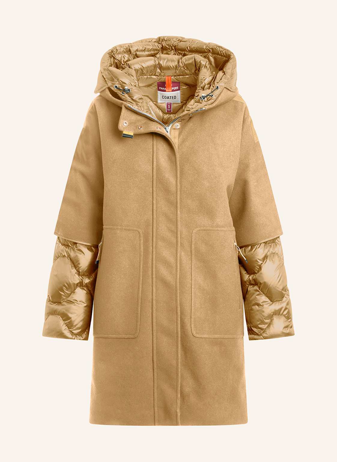 Parajumpers Daunenmantel Joy Im Materialmix braun Parajumpers Daunenmantel Joy Im Materialmix braun von PARAJUMPERS