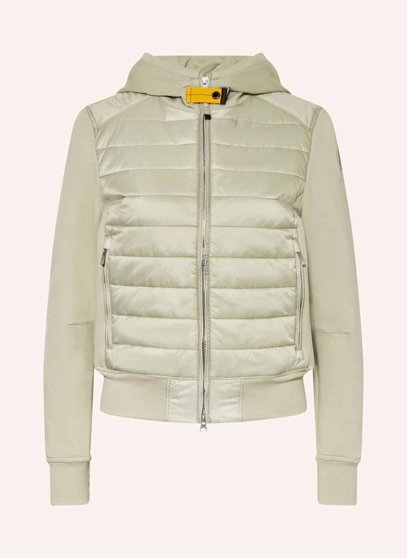 Parajumpers Jacke Caelie-W Im Materialmix gruen von PARAJUMPERS